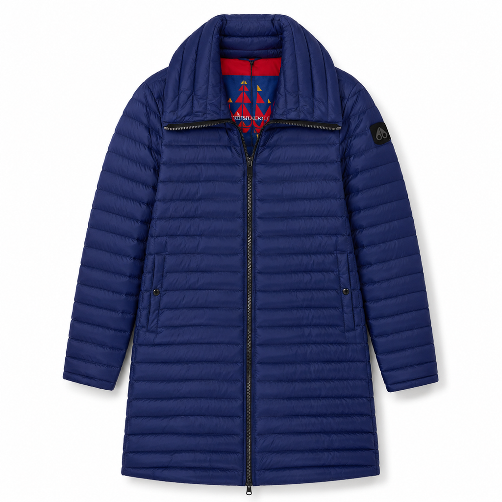 Moose knuckles Woman Jacket Long LDS Blue