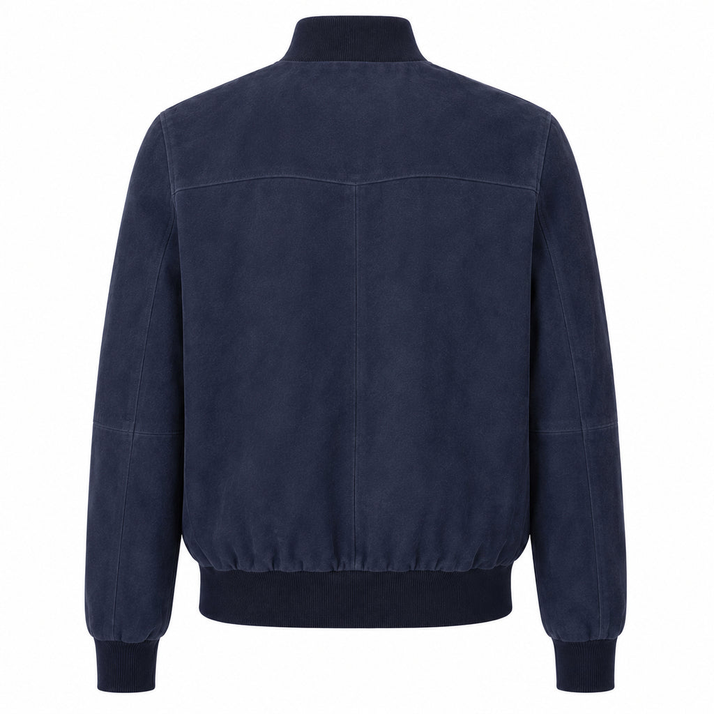 Emilio Romanelli Man Bomber Reversible Blue