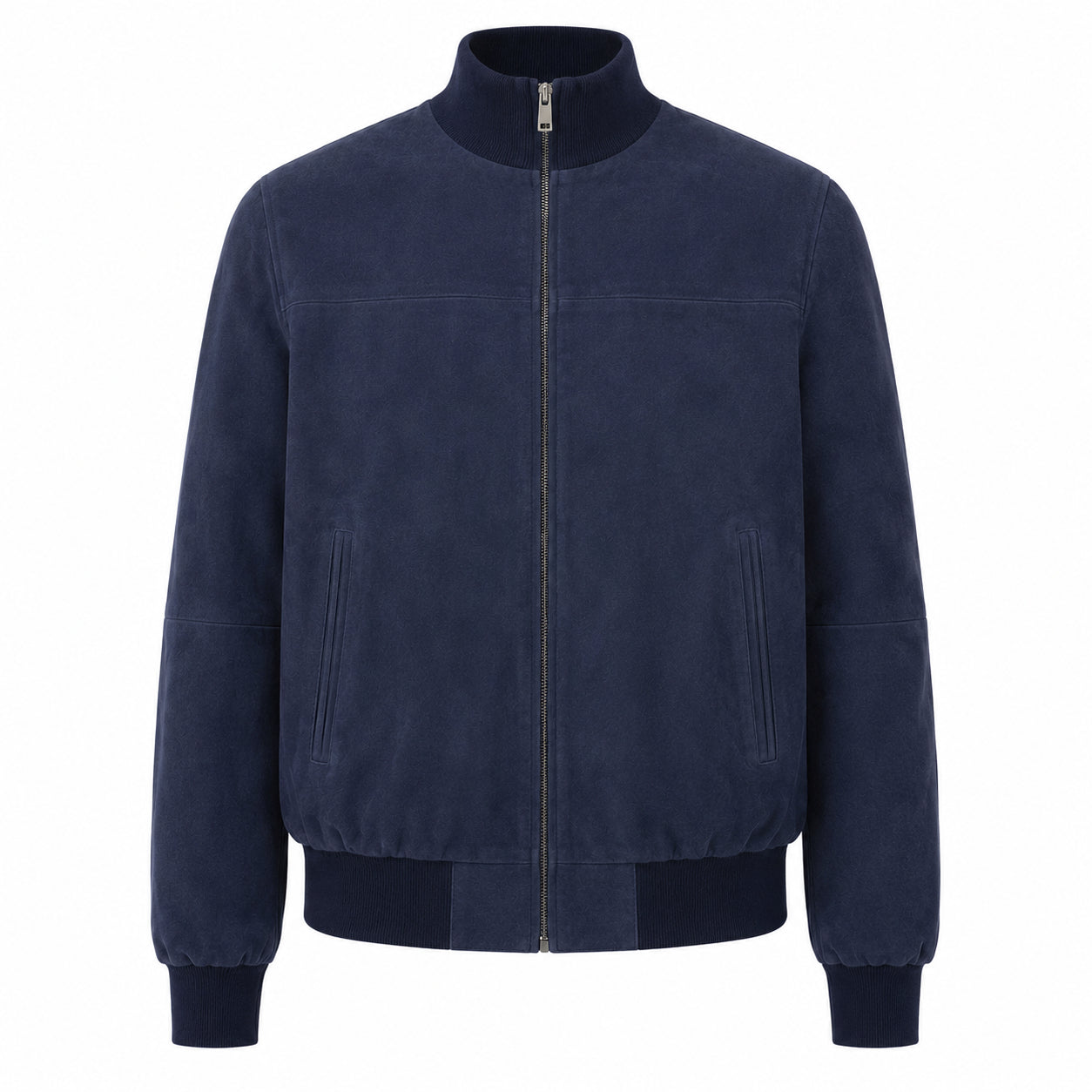 Emilio Romanelli Man Bomber Reversible Blue