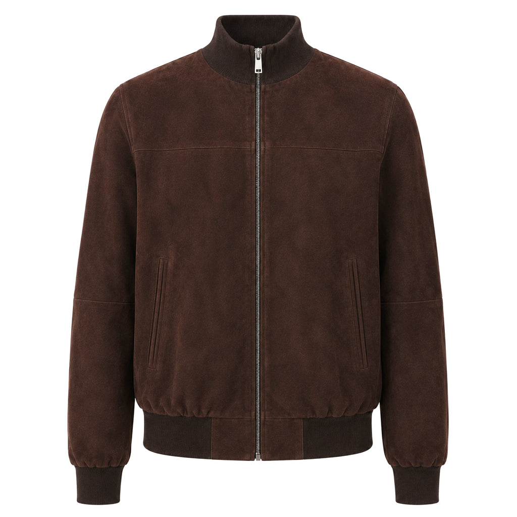 Emilio Romanelli Man Bomber Reversible Brown