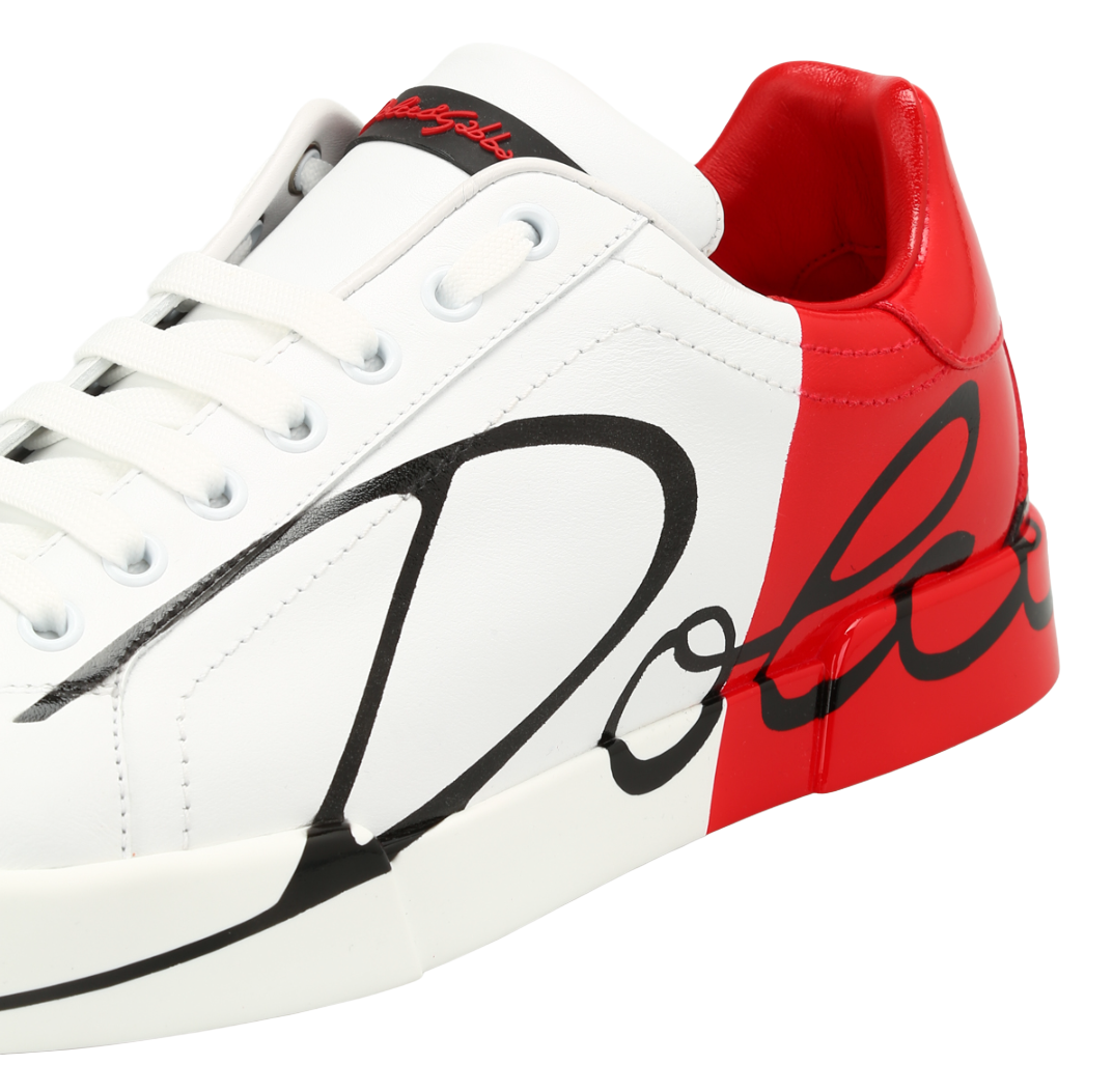 Dolce & Gabbana Woman Sneakers Patent Leather White