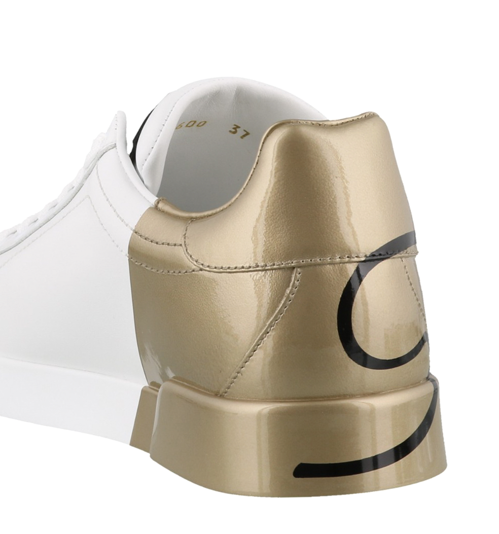 Dolce & Gabbana Woman Sneakers Patent Leather White