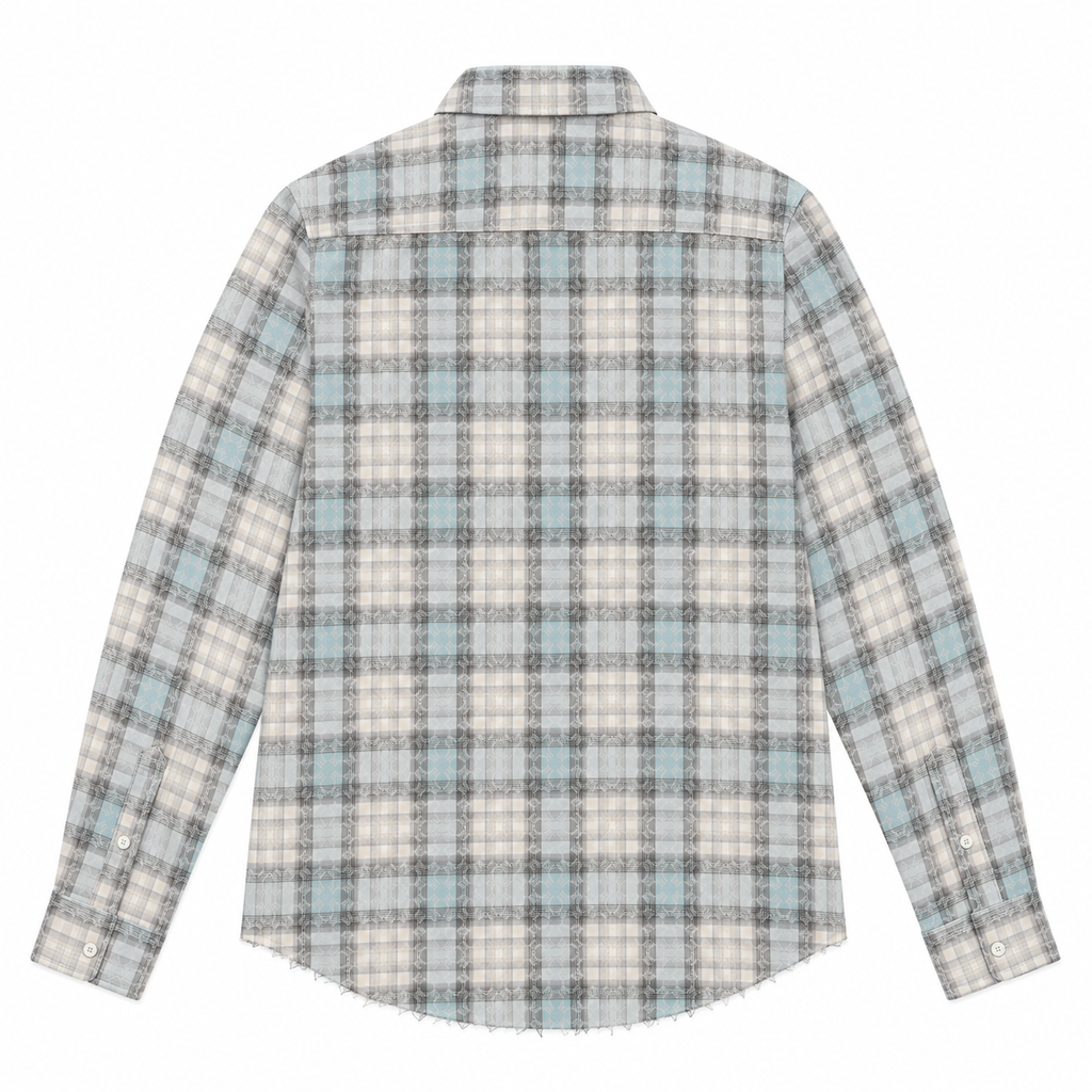Amiri Man Amstfl Shirts Blue