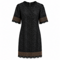 Dolce & Gabbana Woman Dress Lace Strass Black