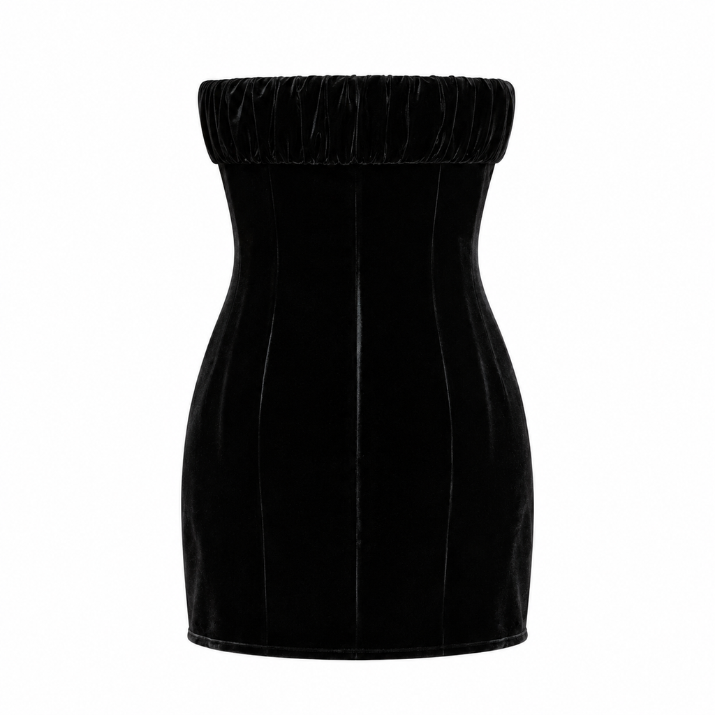 Dolce & Gabbana Woman Dress Short Velvet Black