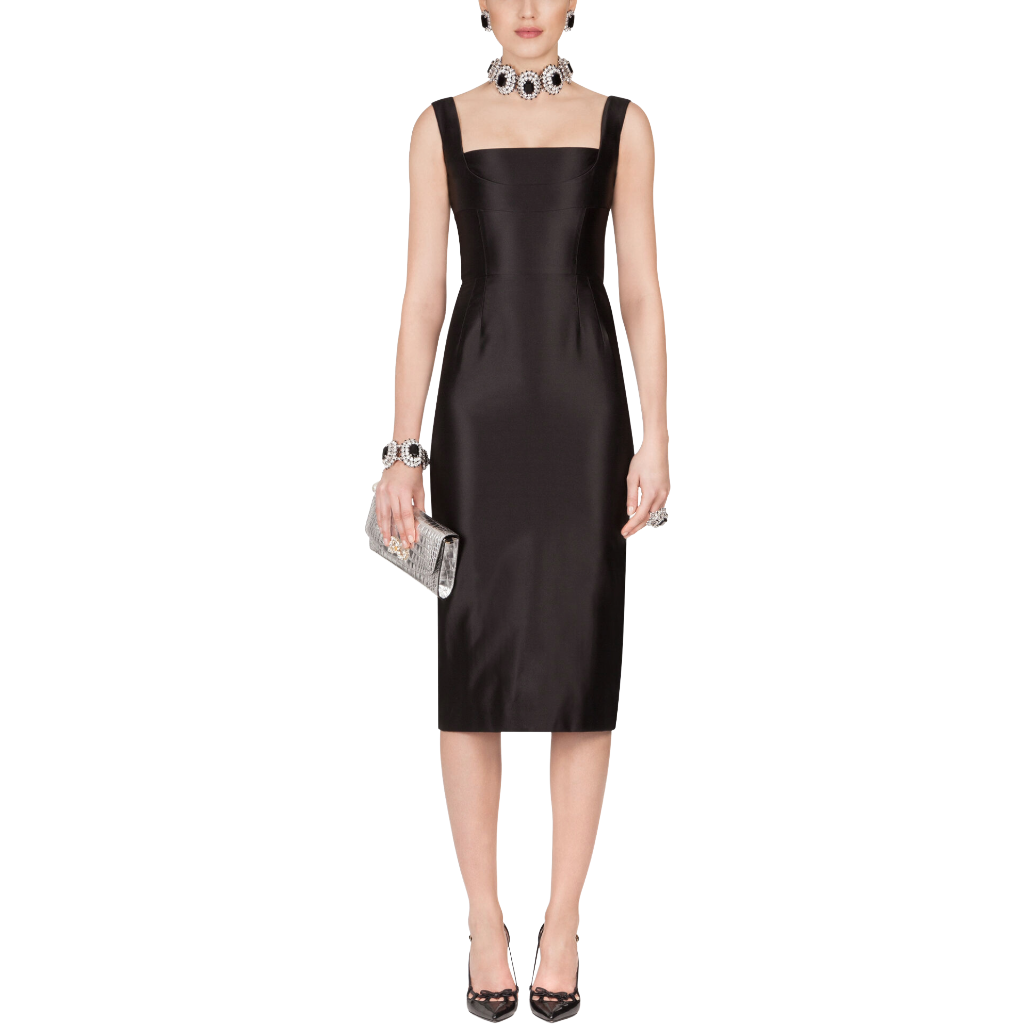 Dolce & Gabbana Woman Dress Spalline Black