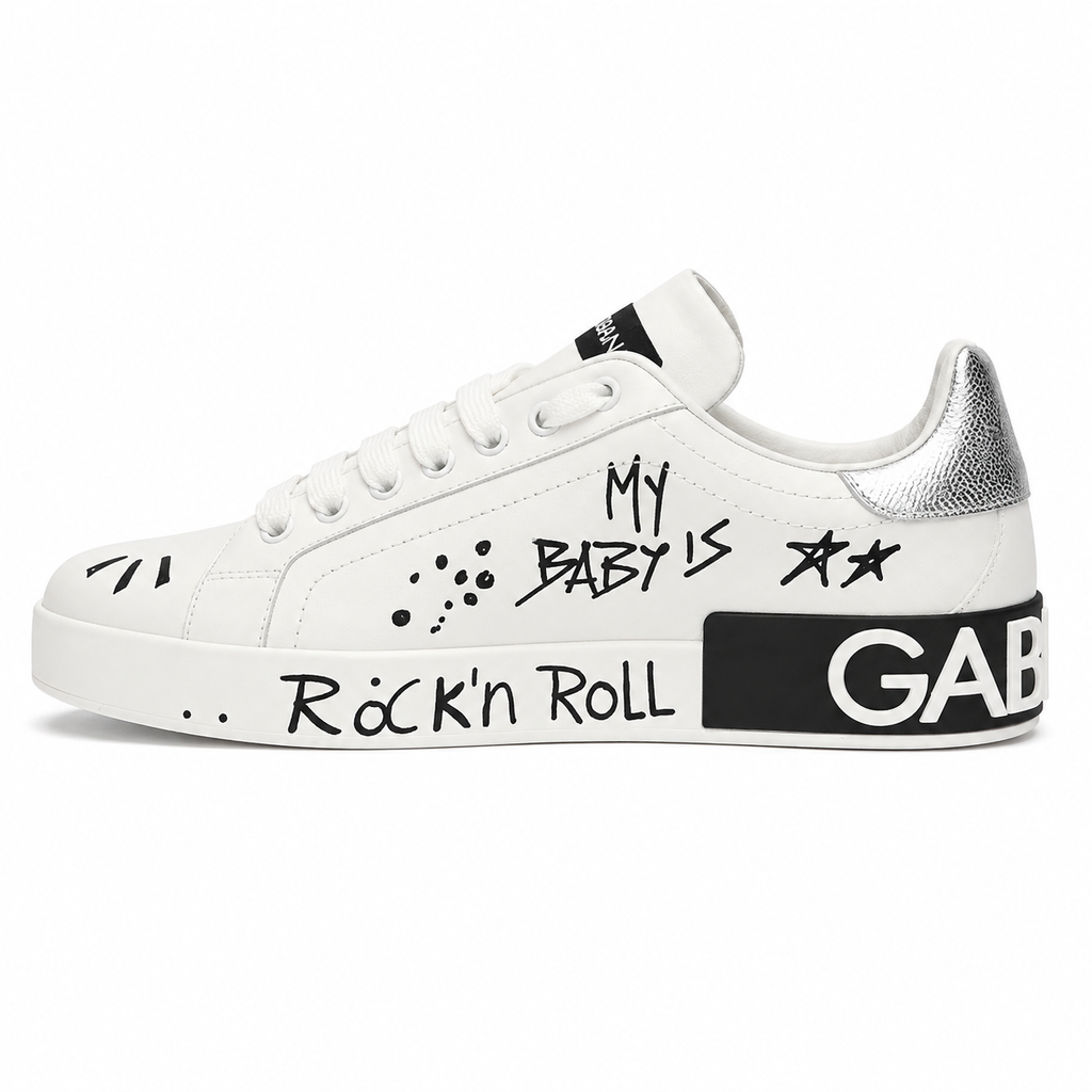 Dolce & Gabbana Woman Portofino Sneakers White