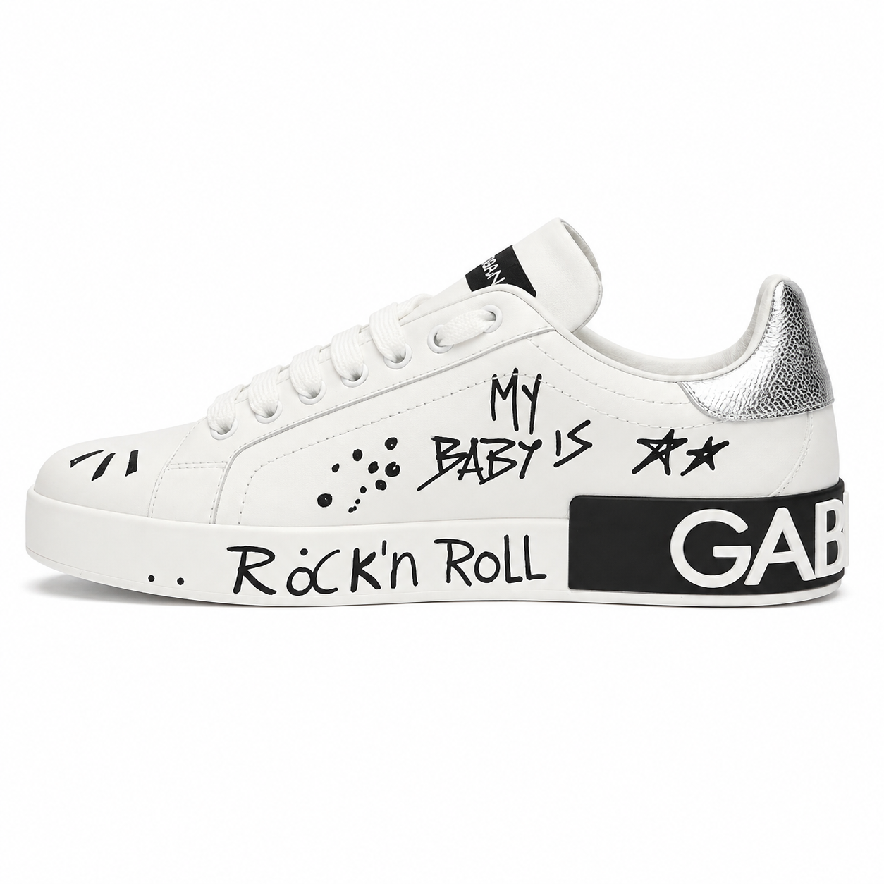 Dolce & Gabbana Woman Portofino Sneakers White