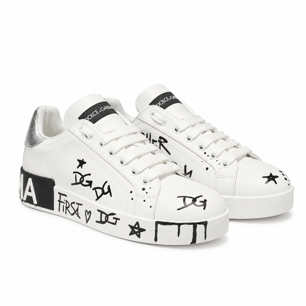 Dolce & Gabbana Woman Portofino Sneakers White