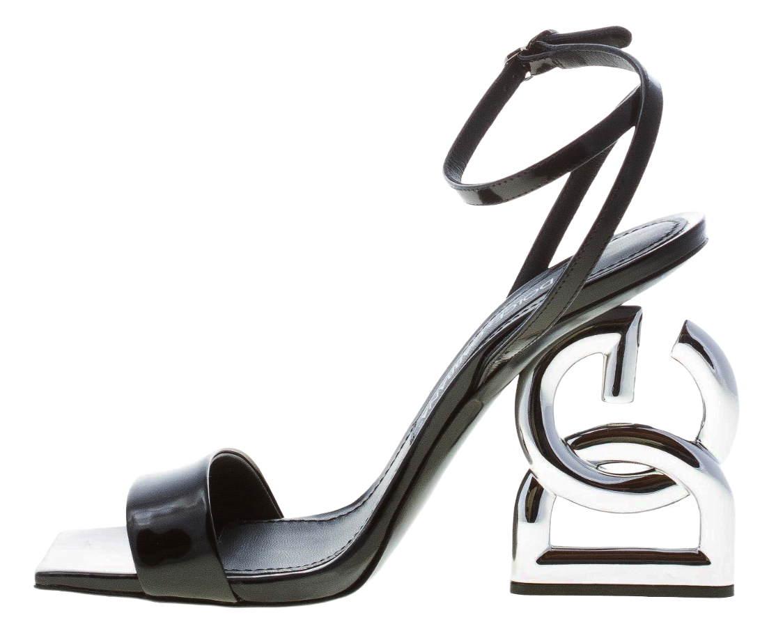 Dolce & Gabbana Woman Sandalo Vitello Glossy Sandals Black