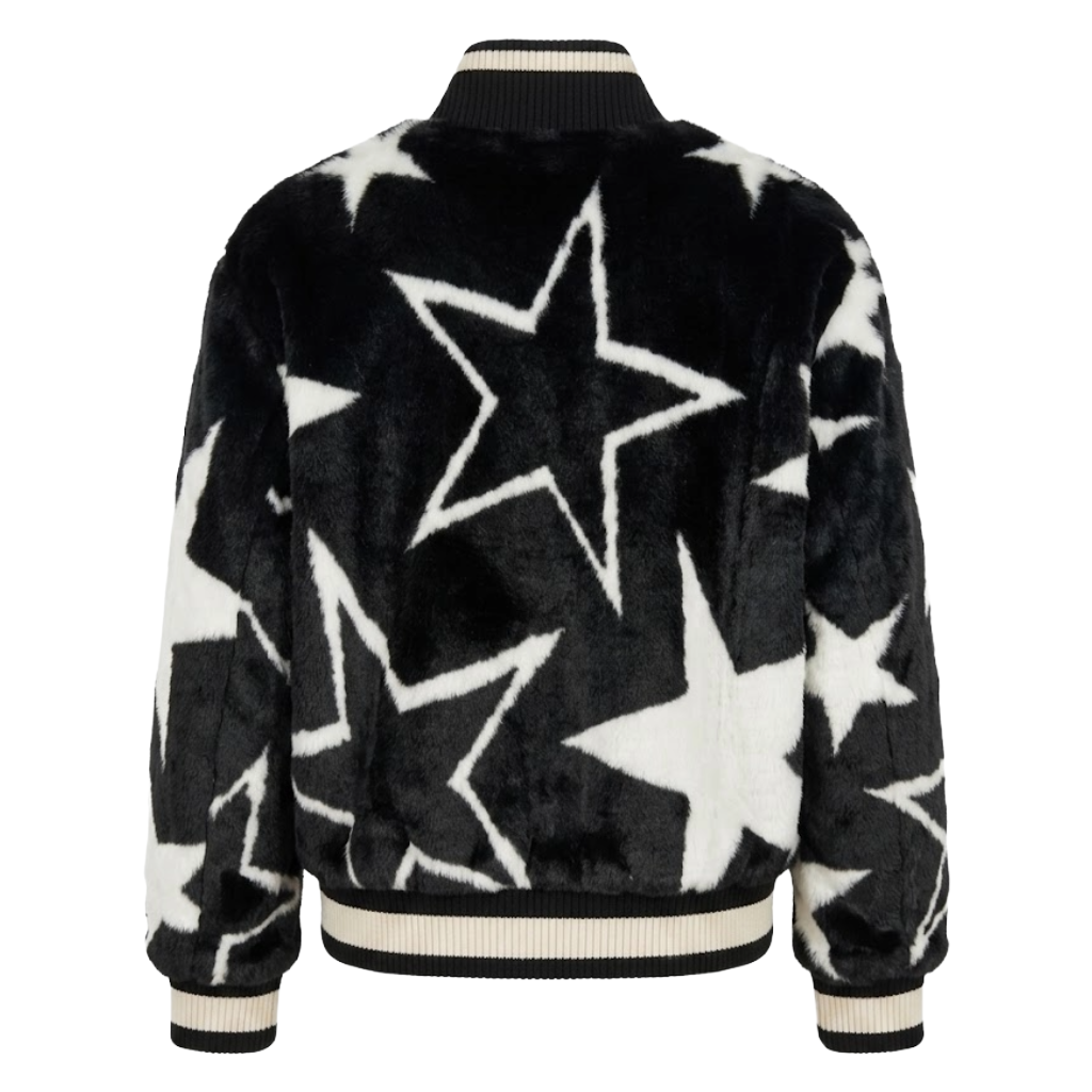 Dolce & Gabbana Woman Bomber Stelle Black