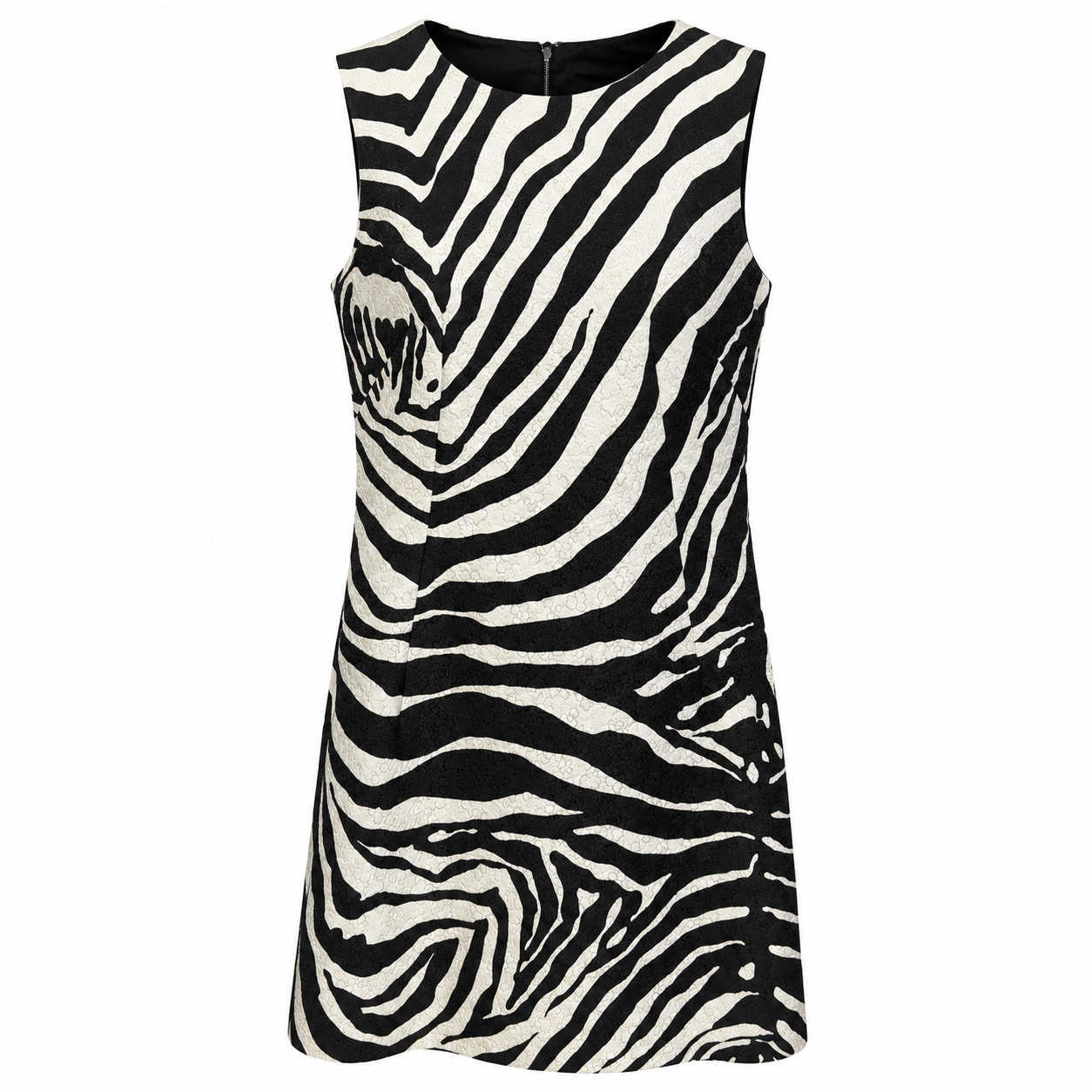 Dolce & Gabbana Woman Dress Zebra Short Black