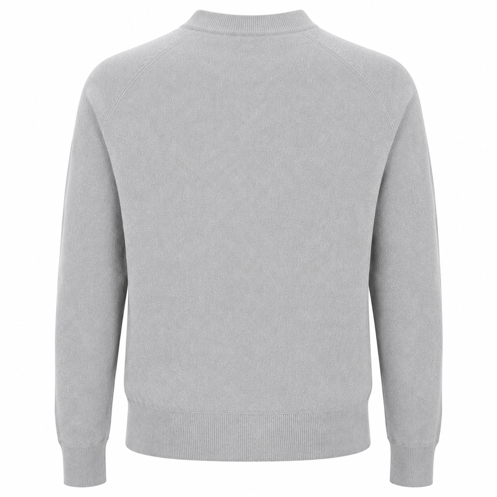 Emilio Romanelli Man Crew Neck Chiaro Sweaters Grey