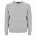 Emilio Romanelli Man Crew Neck Chiaro Sweaters Grey