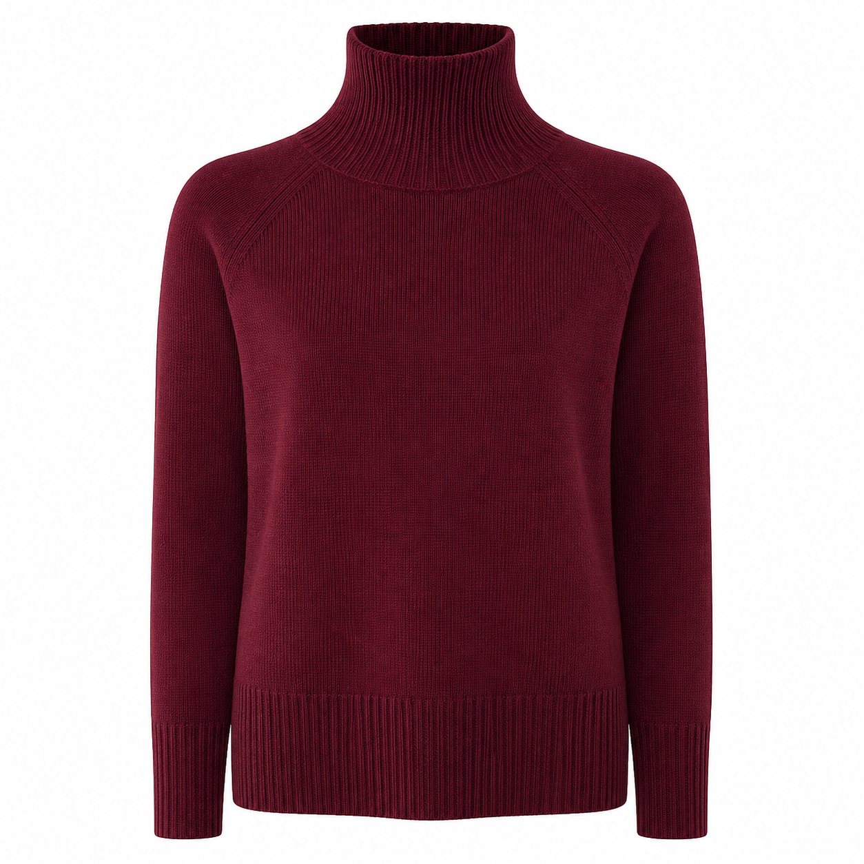 Emilio Romanelli Woman Turtleneck Bordeaux Beige