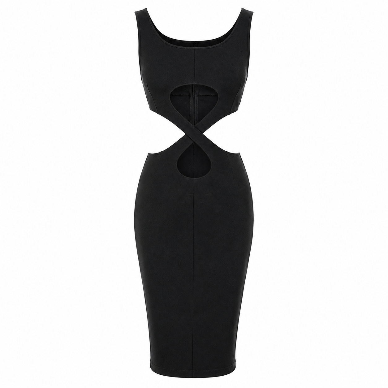 Dolce & Gabbana Woman Dress Intrecciato Black