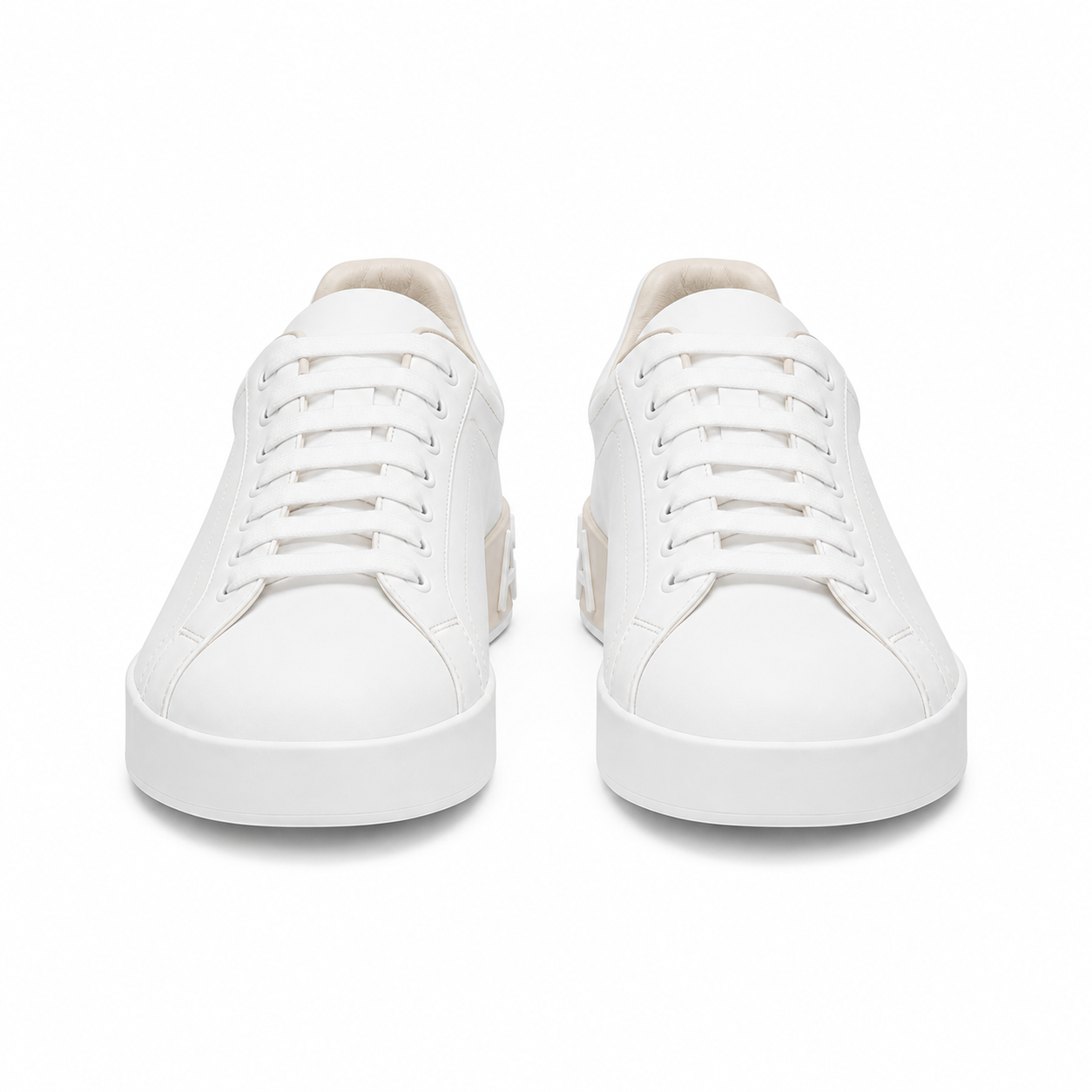 Dolce & Gabbana Woman Sneaker Portofino Beige Sneakers White