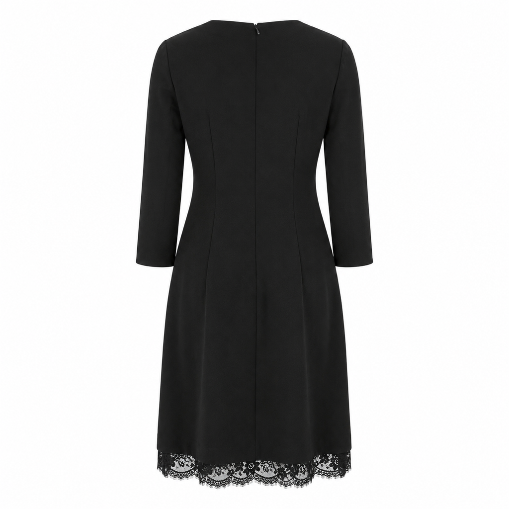 Dolce & Gabbana Woman Dress Sleeve Long Lace Black