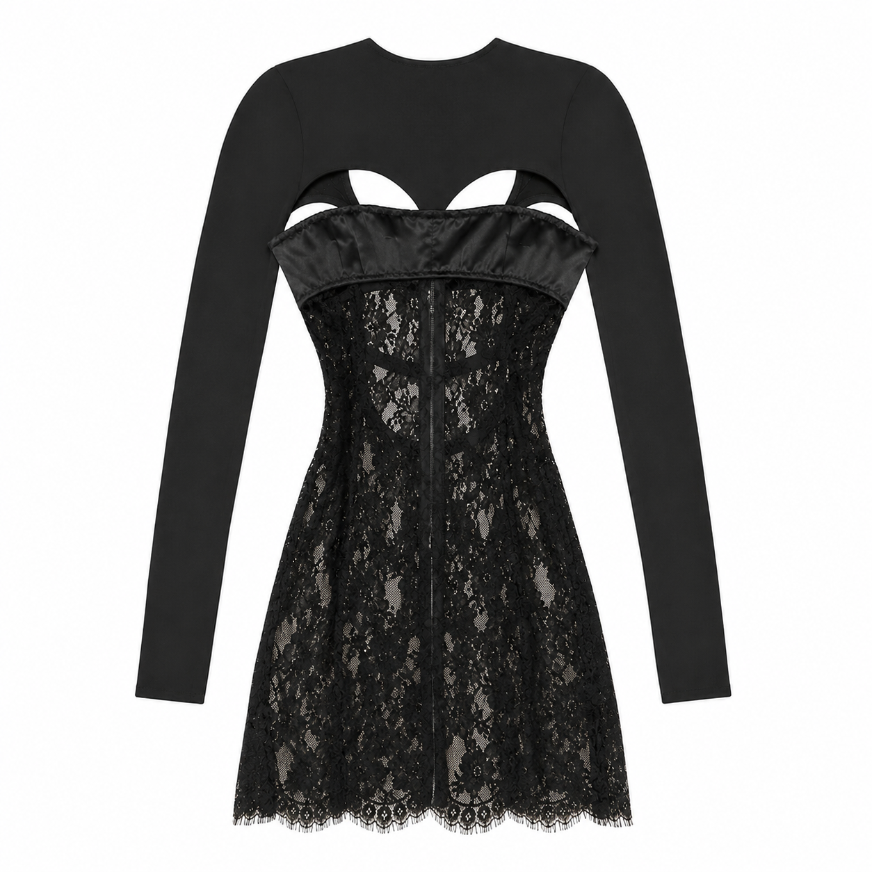 Dolce & Gabbana Woman Dress Lace Floral Black
