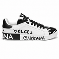 Dolce & Gabbana Woman Sneakers Portofino Black White
