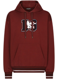 Dolce & Gabbana Man Sweatshirt Hooded Rabbit Red
