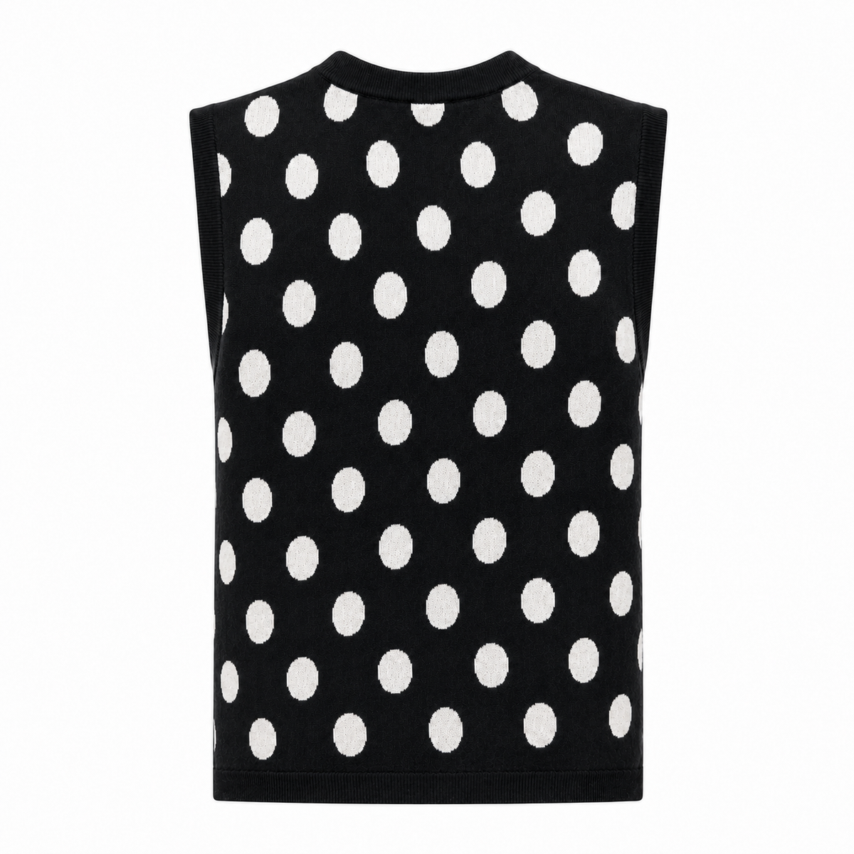 Dolce & Gabbana Woman Top Polka Dot Black