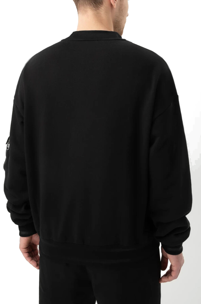 Dolce & Gabbana Man Sweatshirt multi-tasca Black