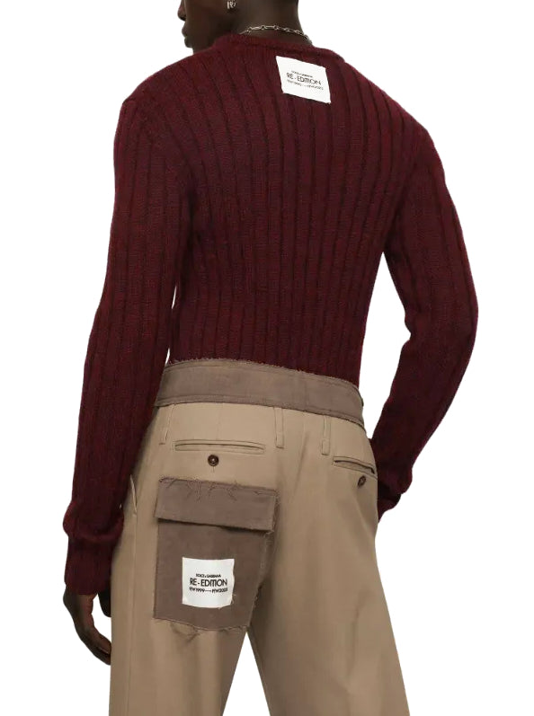 Dolce & Gabbana Man Knit Wool re-edition Red