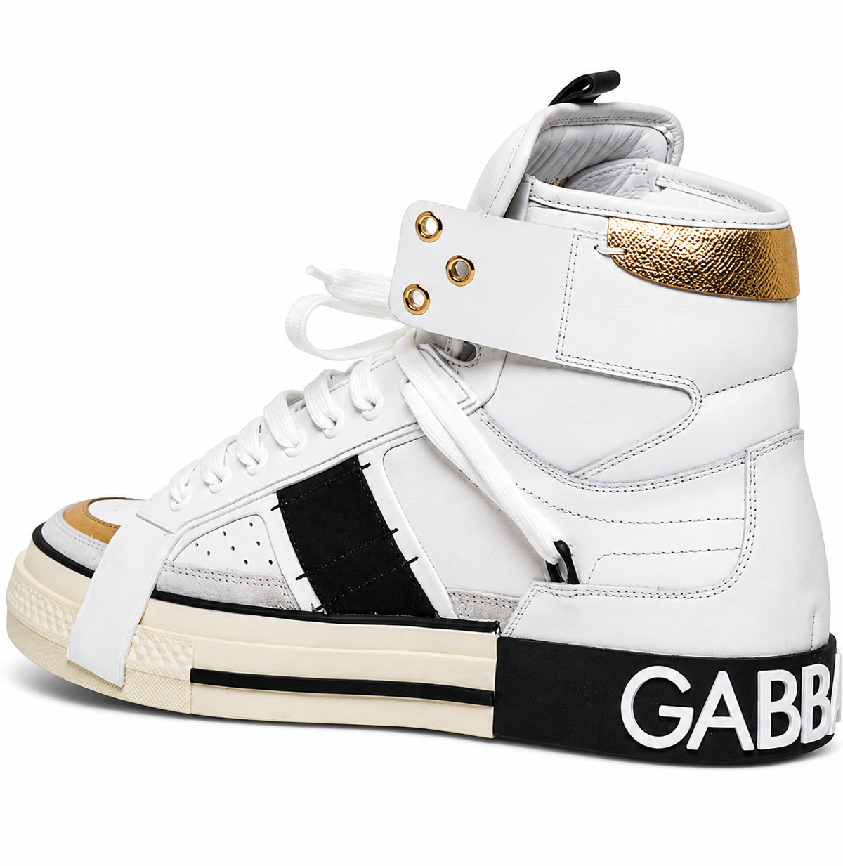 Dolce & Gabbana Man Sneaker Alta Dauphine Sneakers White