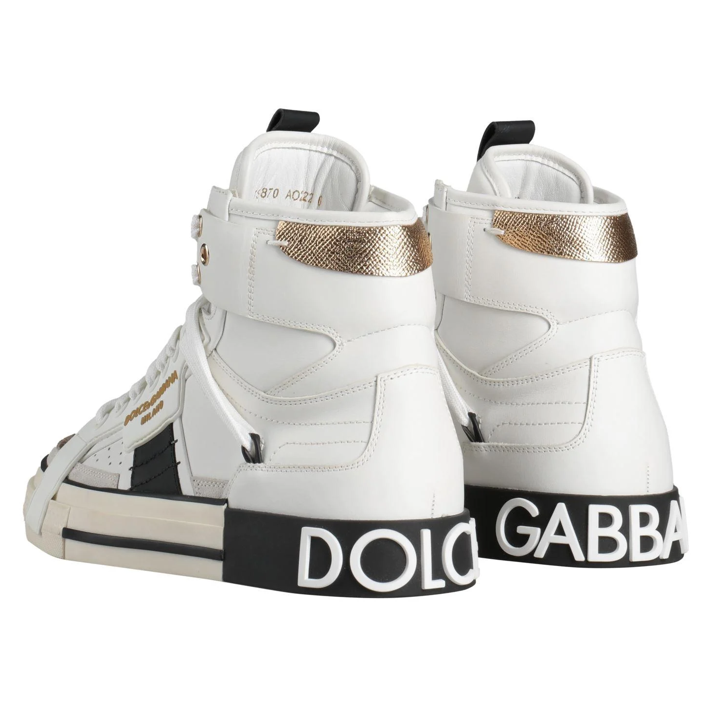 Dolce & Gabbana Man Sneaker Alta Dauphine Sneakers White