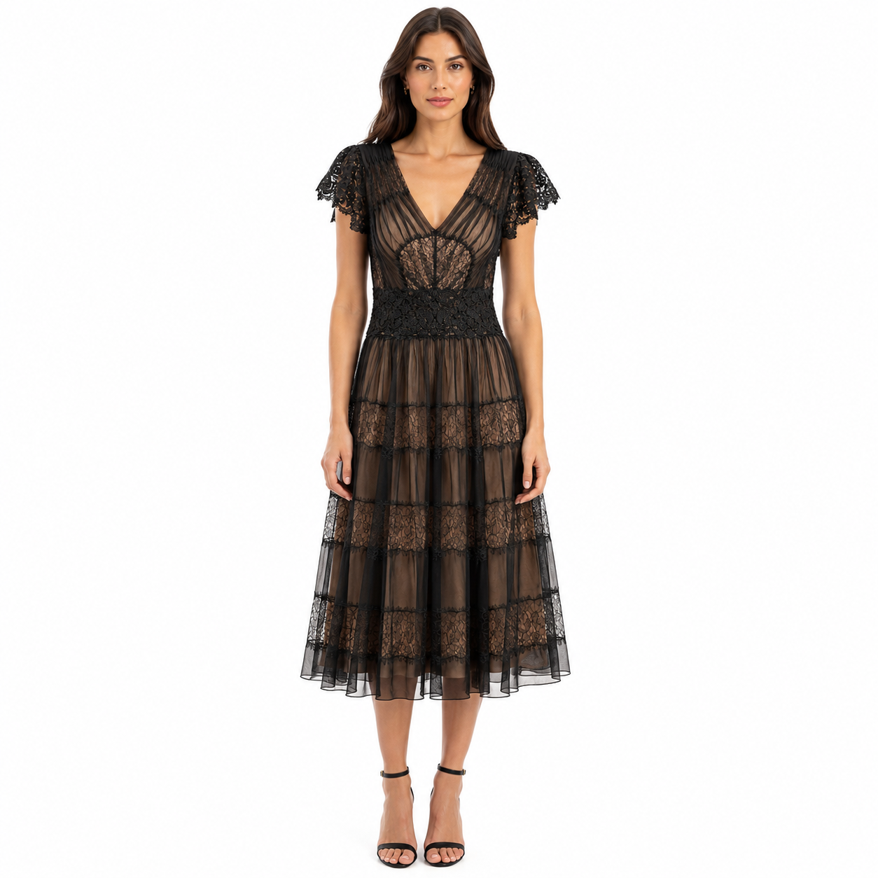 Dolce & Gabbana Woman Dress Lace Black