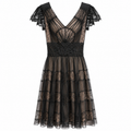 Dolce & Gabbana Woman Dress Lace Black