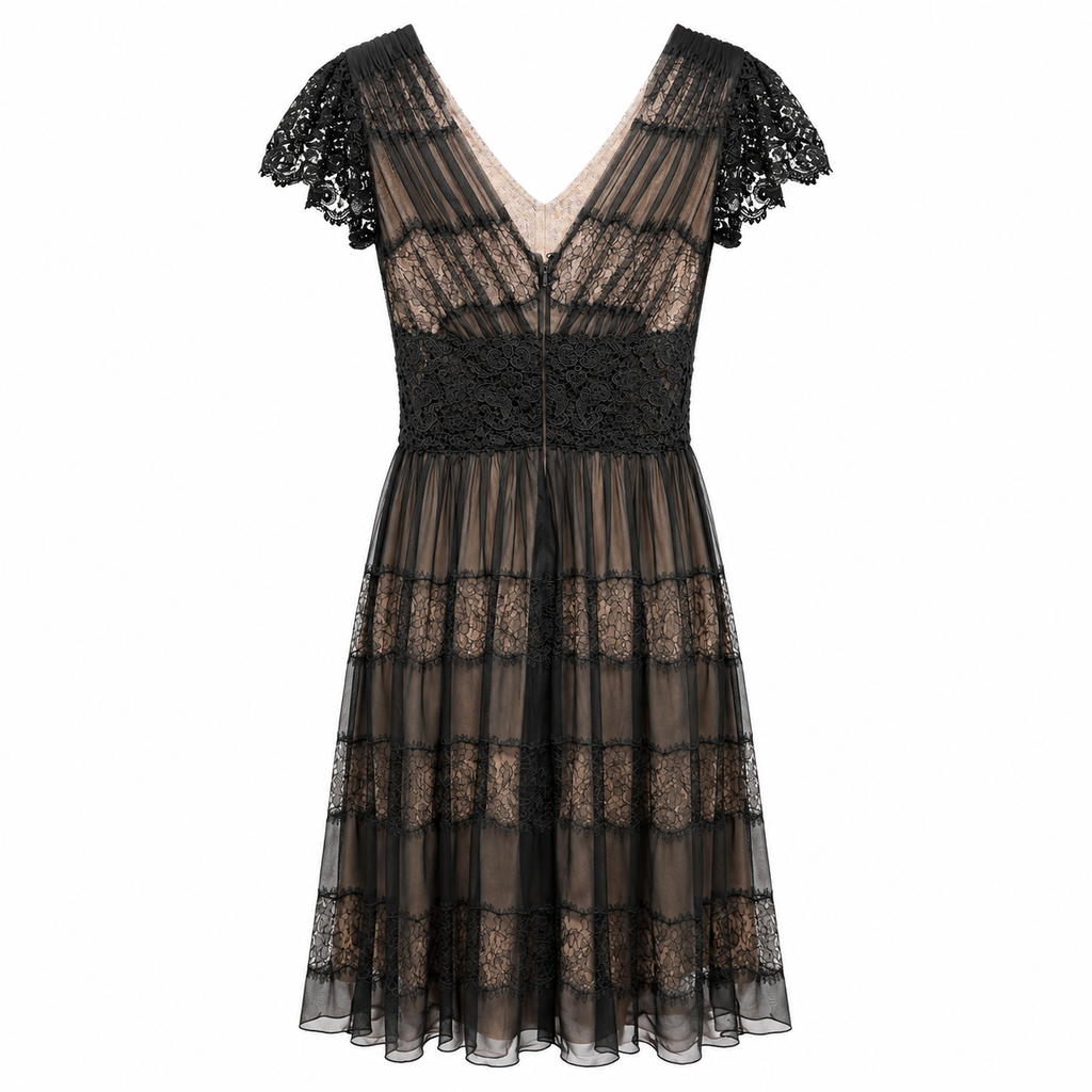 Dolce & Gabbana Woman Dress Lace Black