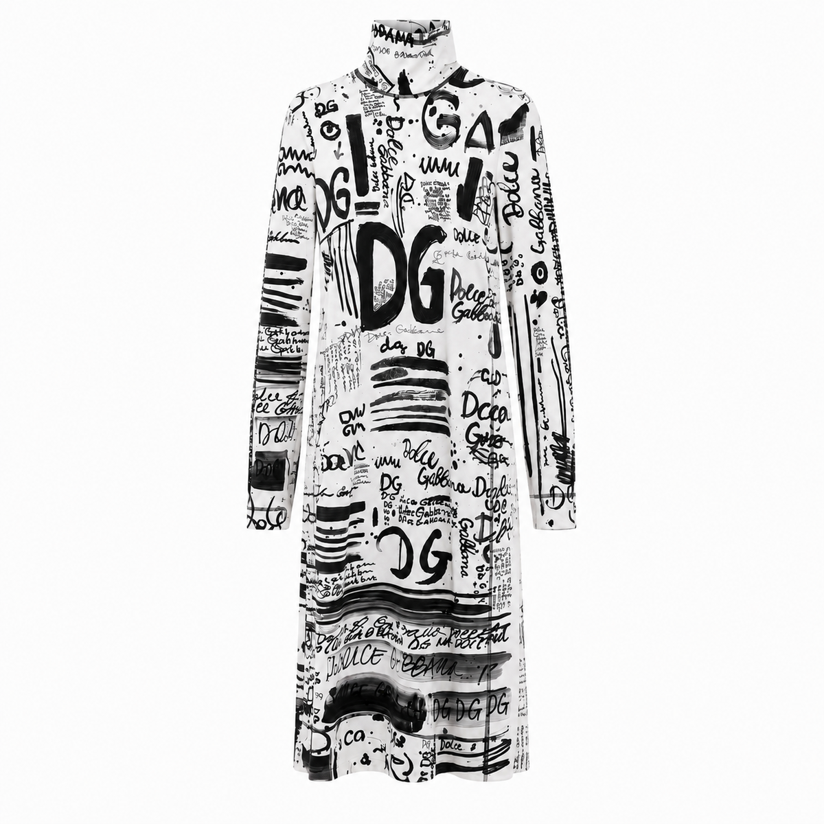 Dolce & Gabbana Woman Dress Parlato Sleeve Long White