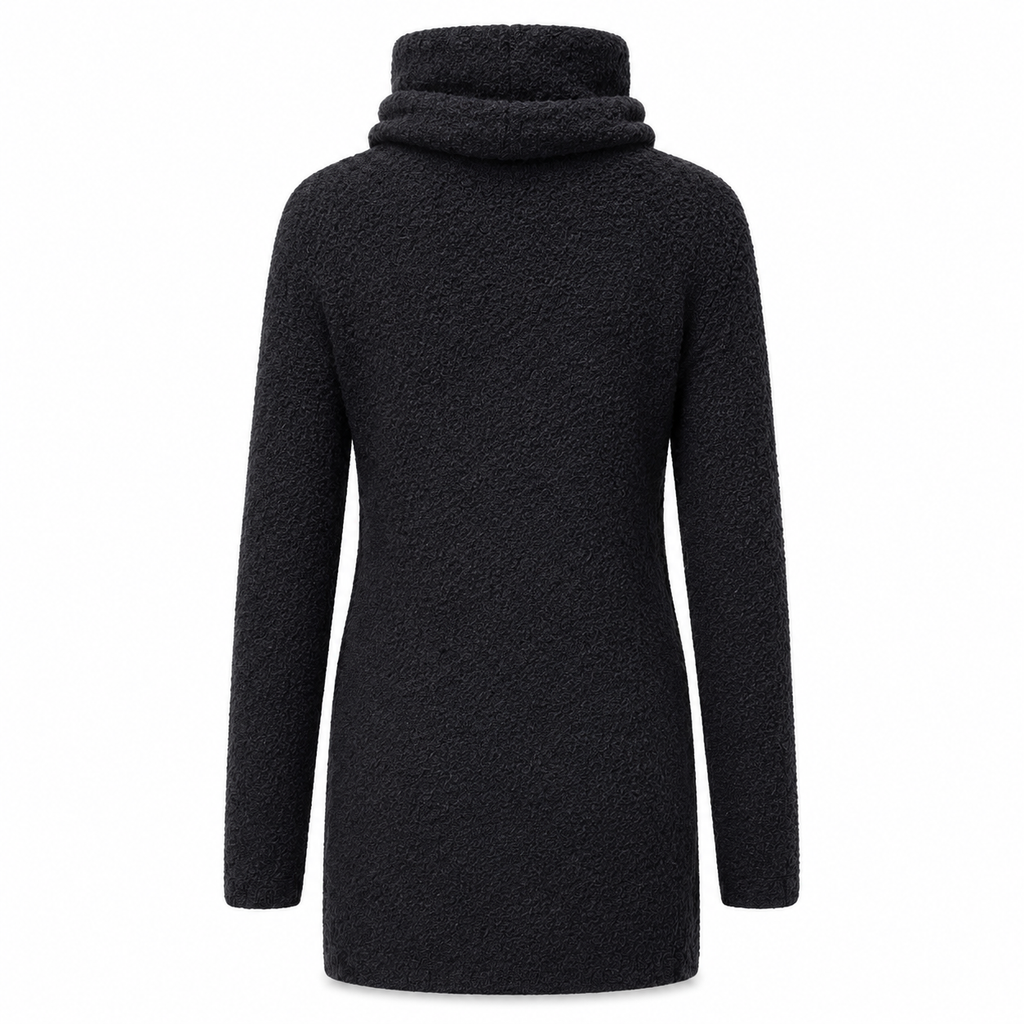 Dolce & Gabbana Woman Dress Bouclè High Neck Black
