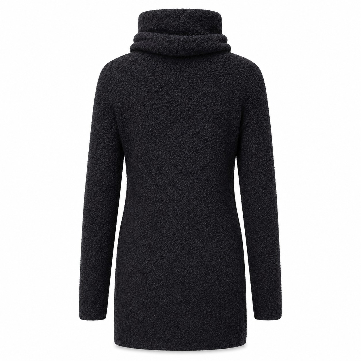 Dolce & Gabbana Woman Dress Bouclè High Neck Black