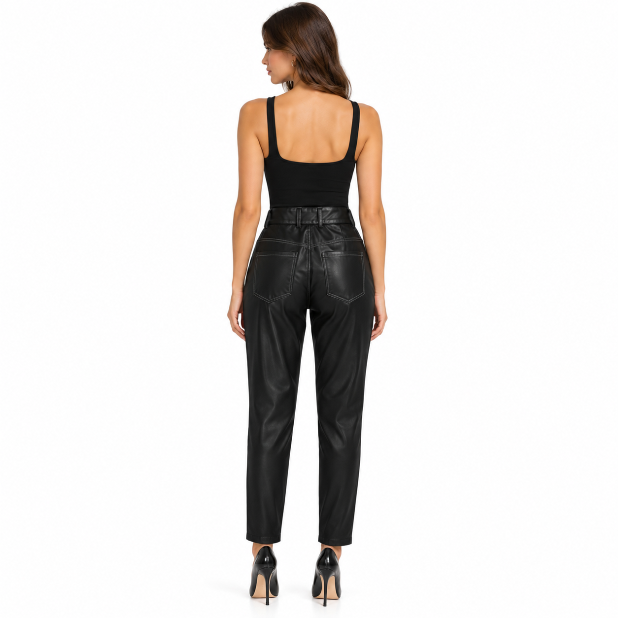 Dolce & Gabbana Woman Trousers Glossy Black