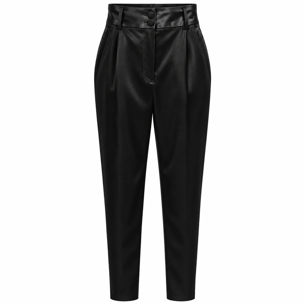 Dolce & Gabbana Woman Trousers Glossy Black