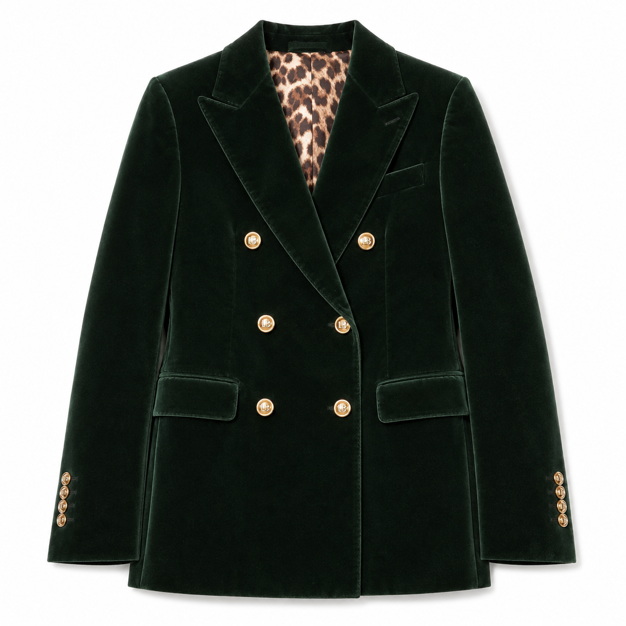 Dolce & Gabbana Man Jacket Velvet Green