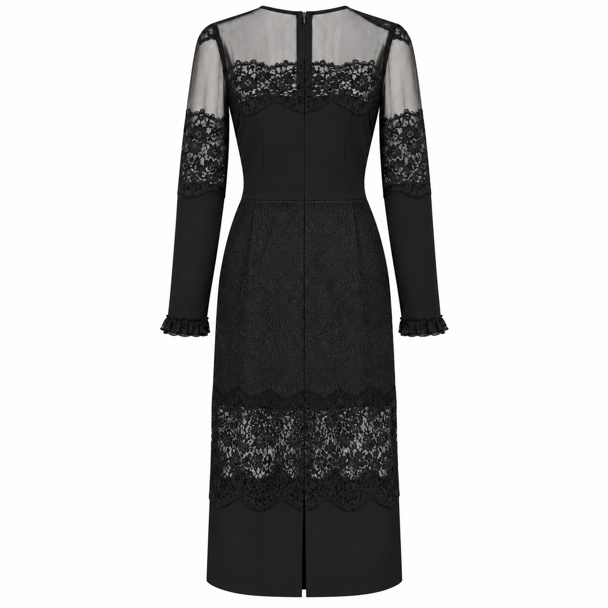 Dolce & Gabbana Woman Dress Long Lace Black