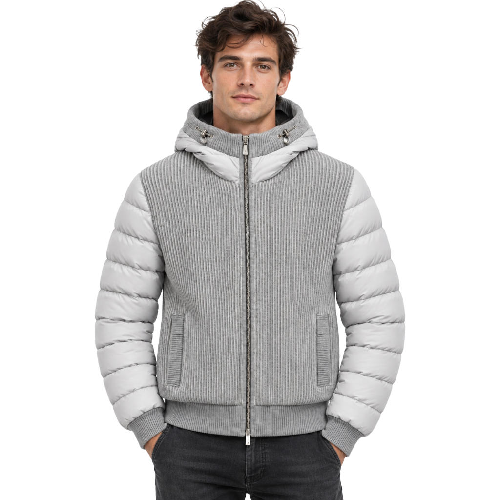 moorer Man Jacket Valdes Grey