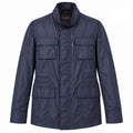 moorer Man Trench Coat Nylon Blue