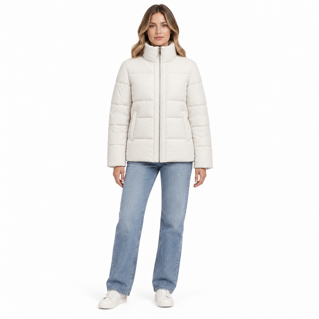 Moorer Woman Jacket Kilie White