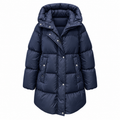 Moorer Woman Giubbbotto Long Nairobi Jackets Blue