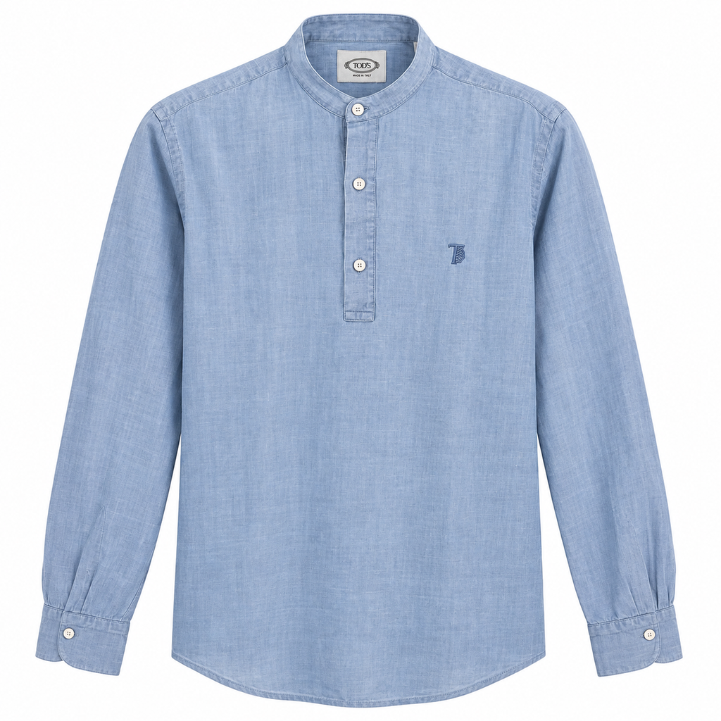 Tod's Man Polo Sleeve Lkunghe Coreana Light Blue