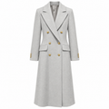 Loro Piana Fabric Woman Coat Grey