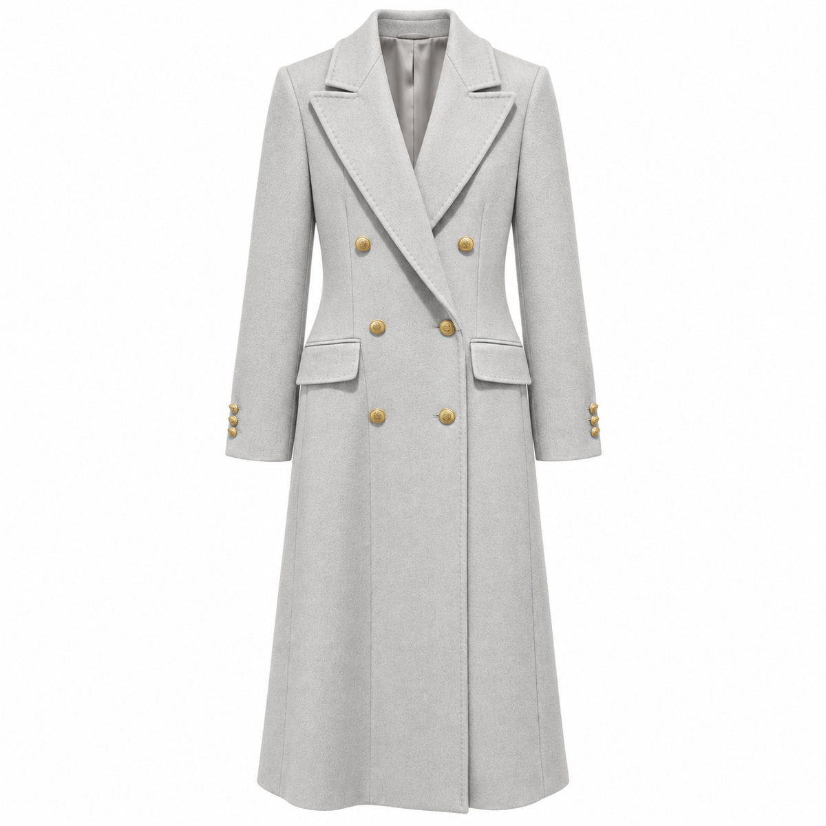 Loro Piana Fabric Woman Coat Grey