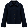Loro Piana Fabric Woman Coat Short Blue