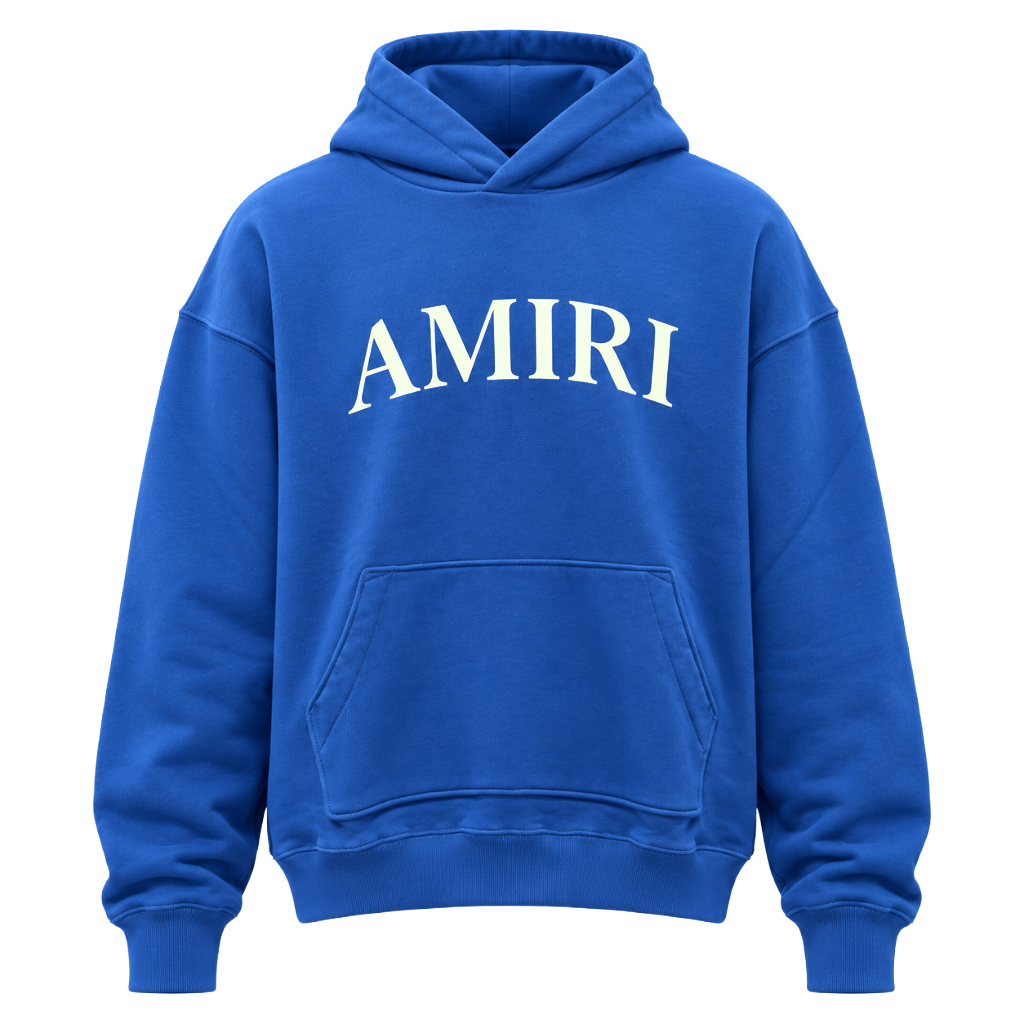 Amiri Man Sweatshirt Logata Blue