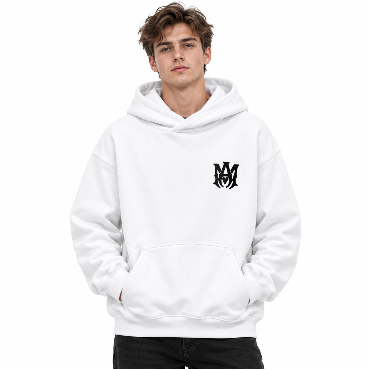 Amiri Man Sweatshirt Logata White